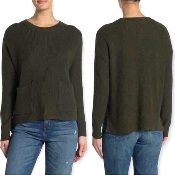 Madewell | Patch Pocket Pullover Sweater Wisteria Green - Picture 11 of 11